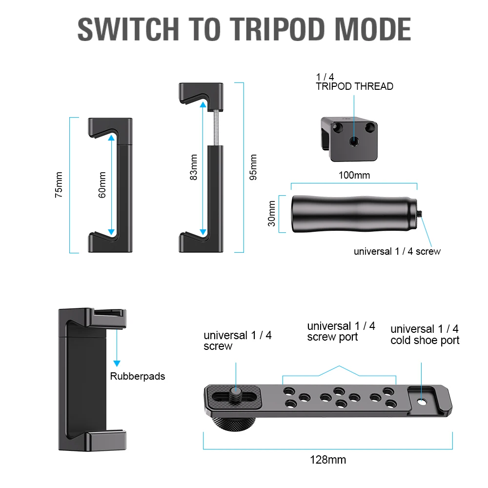 APEXEL Smartphone Vlogging Microphone Light Kit Blogger Full Vlog Kit for YouTube, Tiktok, Live Steam