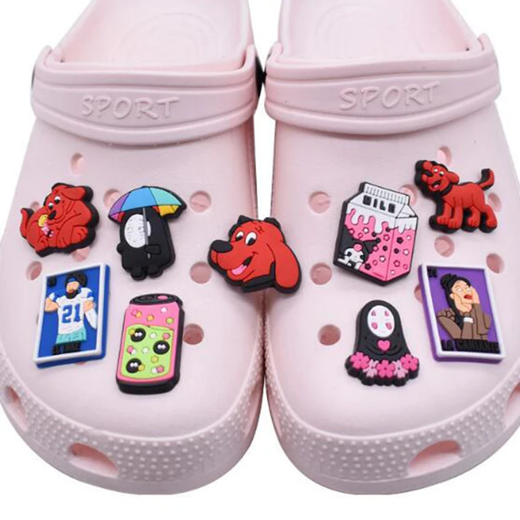 Fast delivery Croc pvc shoe charms wholesale adult croc charms custom shoe decoration charms