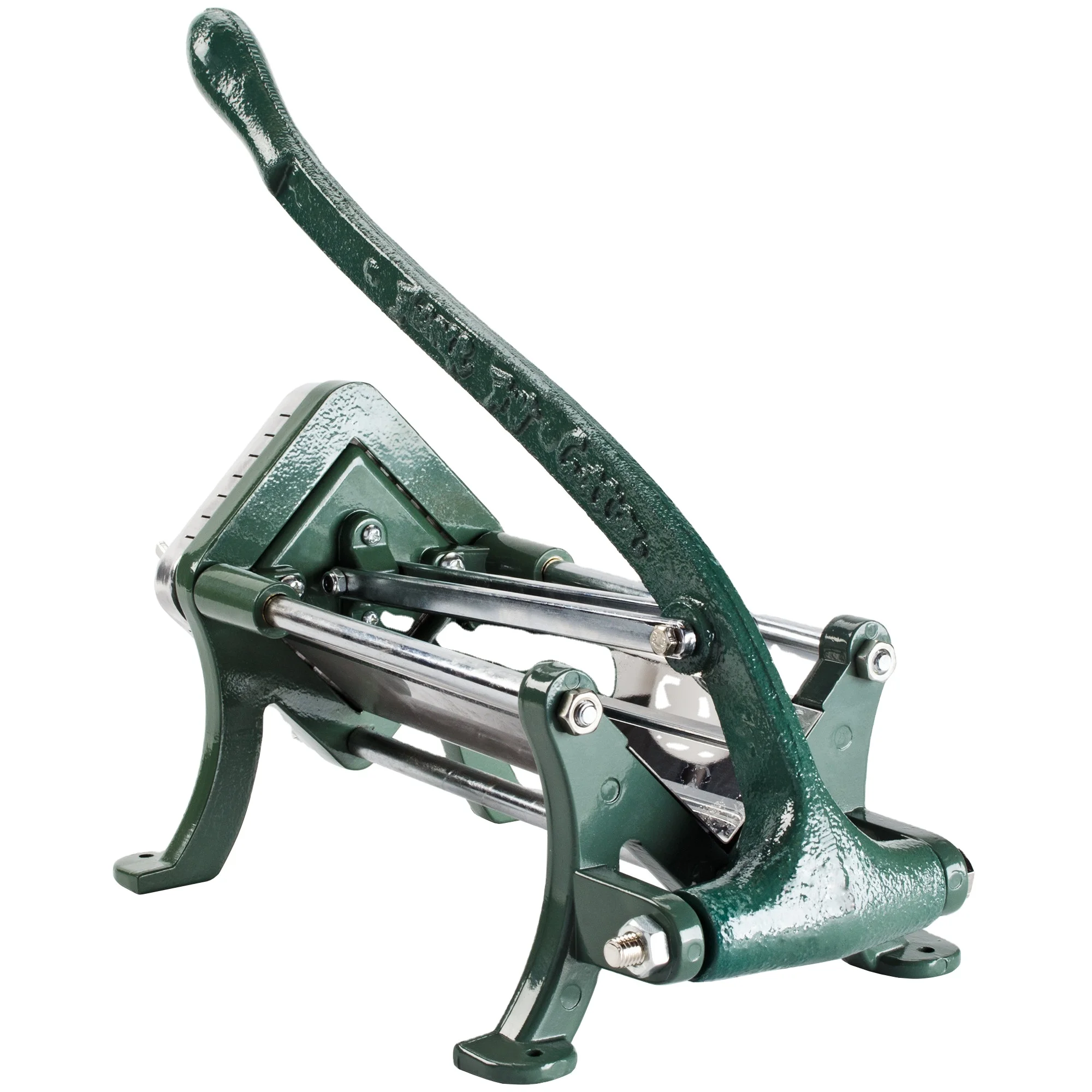 Manual Potato Fruit Slicer French Fries Cutter Machine With Blade Push Block Attachment Set