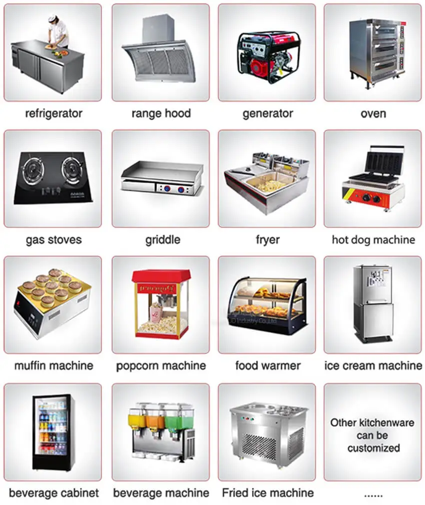 Custom Vintage Taco Street Food Van Cart Fast BBQ Trailers Mobile Food Trucks For Sales