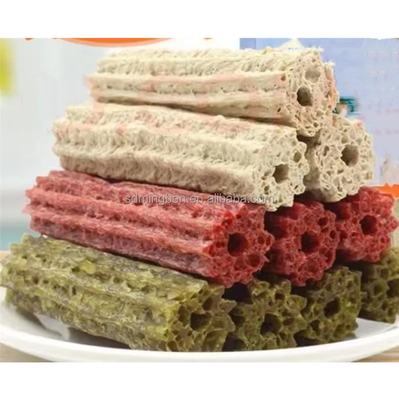 Twin Screw Soft Pet Chewing Extruded Production Processing Plant