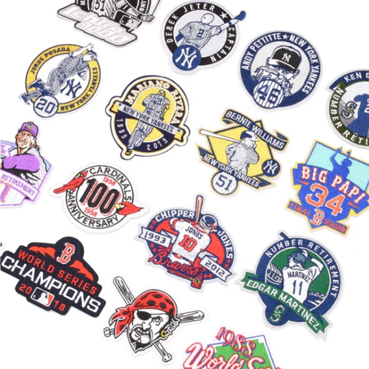 Оптовая продажа нашивок с печатным логотипом HZ025, нашивки для одежды с индивидуальной вышивкой