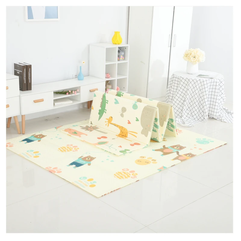 
Factory Wholesale Toys Double Side Floor Rug Professional Nontoxic Baby Play Mat Xpe 