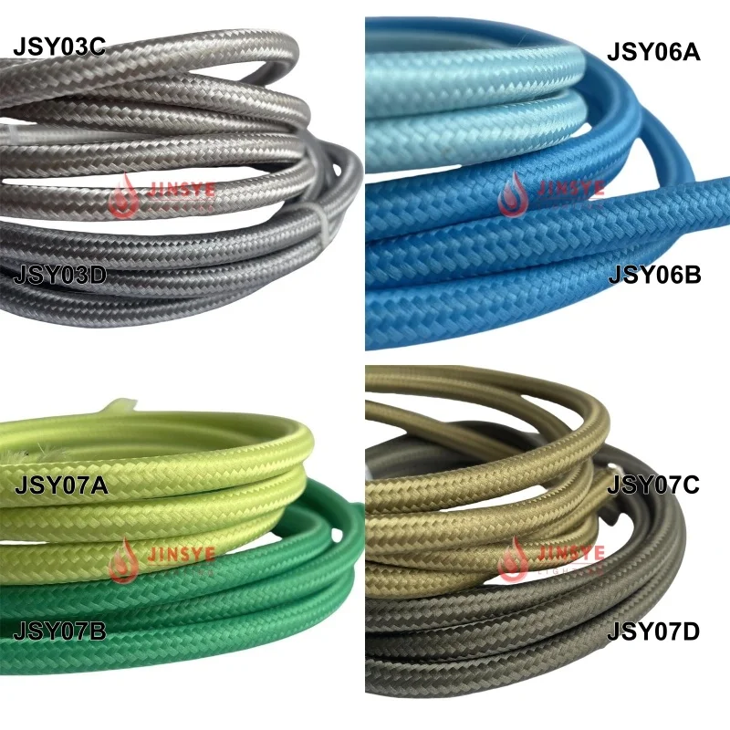 2*0.75mm CE VDE listed Light or Dark Brown Fabric Round Cotton Cable