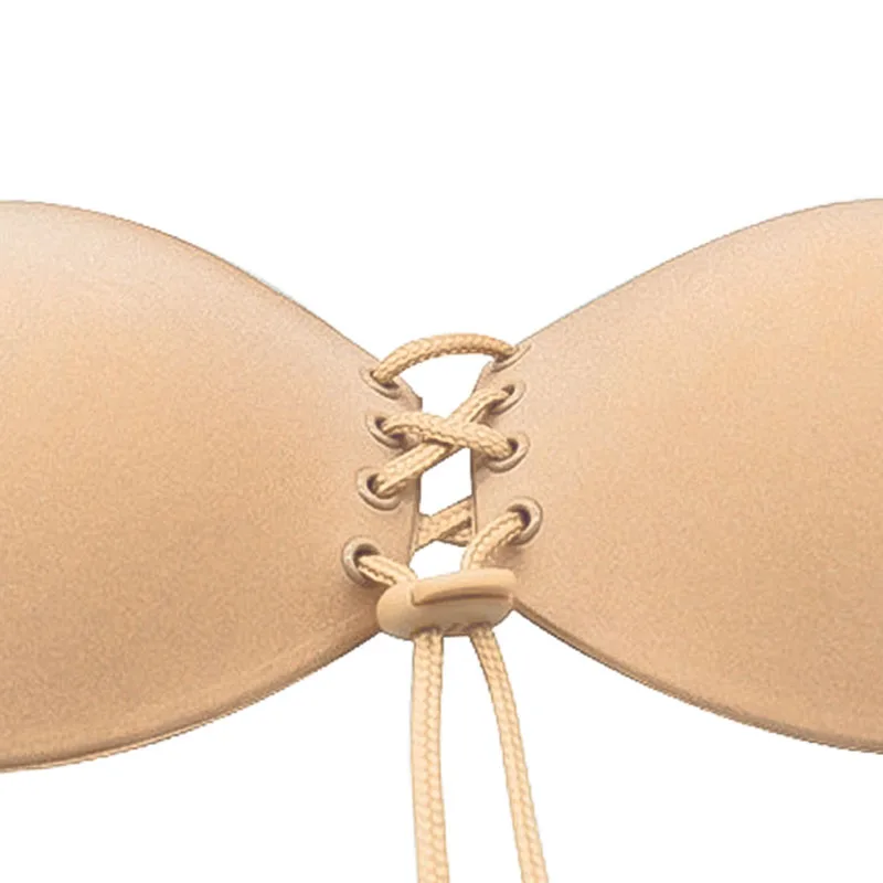 Adhesive Bra Backless Strapless Bra Breast Push Up Wire Free Sex Invisible Bra For Wedding Dress