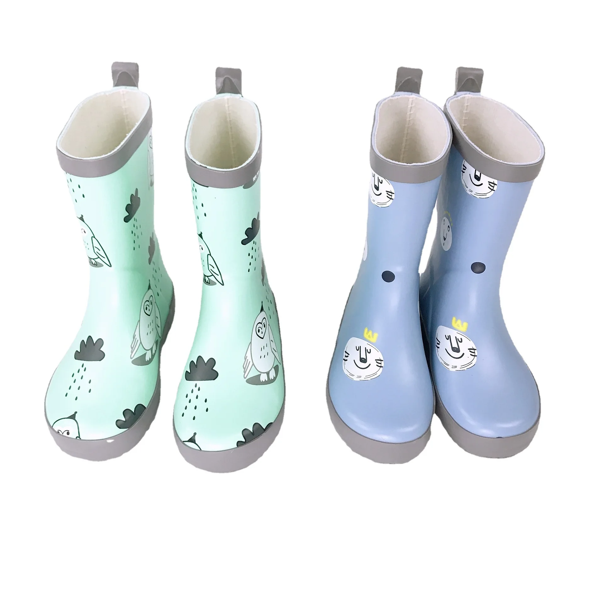 New design waterproof pretty wellies wellington toddler western korea riding girls rubber rain boots