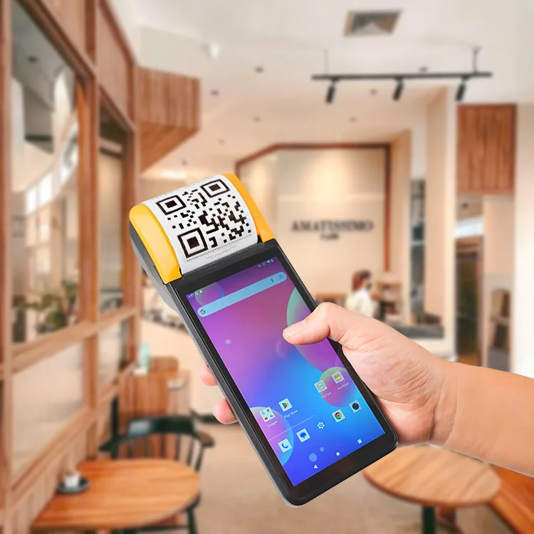 Портативная система Android Pos 4G Smart NFC POS портативная машина для продажи