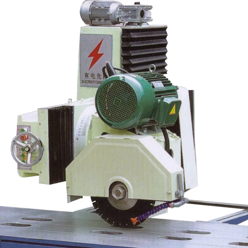 Hualong Hsq-2800 Manual Marble Saw Edge Granite Cutting Machine 45degree head titling