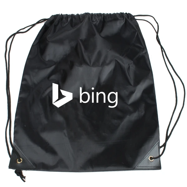 Cheap Custom Promotional Sports Backpack Bag 210d Polyester Nylon Custom Logo Drawstring Bag