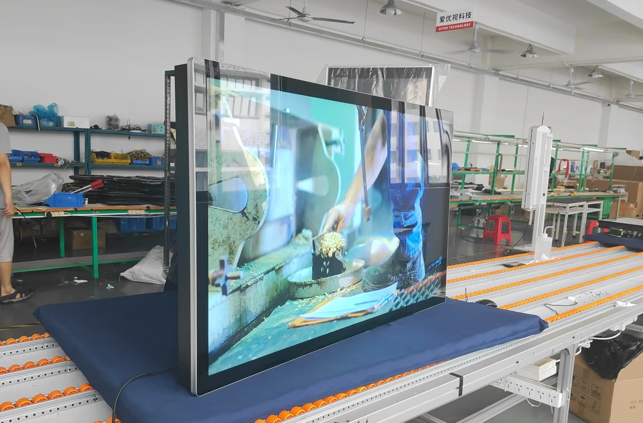 43 дюймов настенный ЖК-дисплей WiFi Digital Signage Player LCD внутренний дисплей Интерактивная рекламная цифровая вывеска