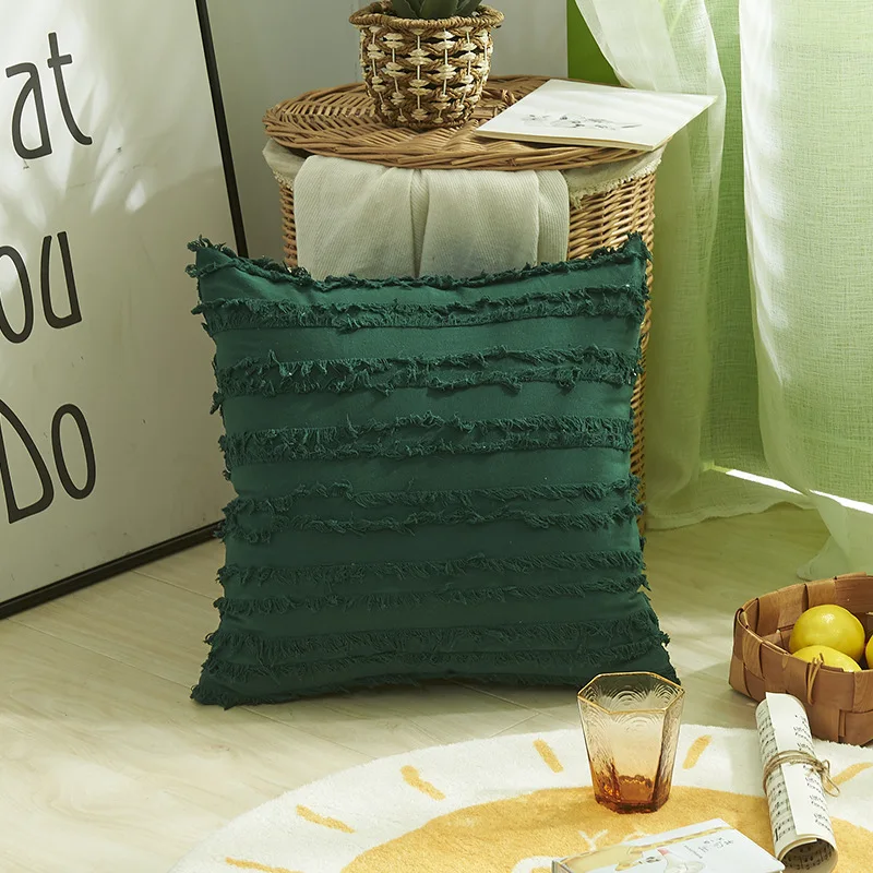 Factory Price 18 x 18 inches Set of 2 Bedding Luxury White Throw Jacquard Pillow Covers Decorative Pillows Cushion Covers