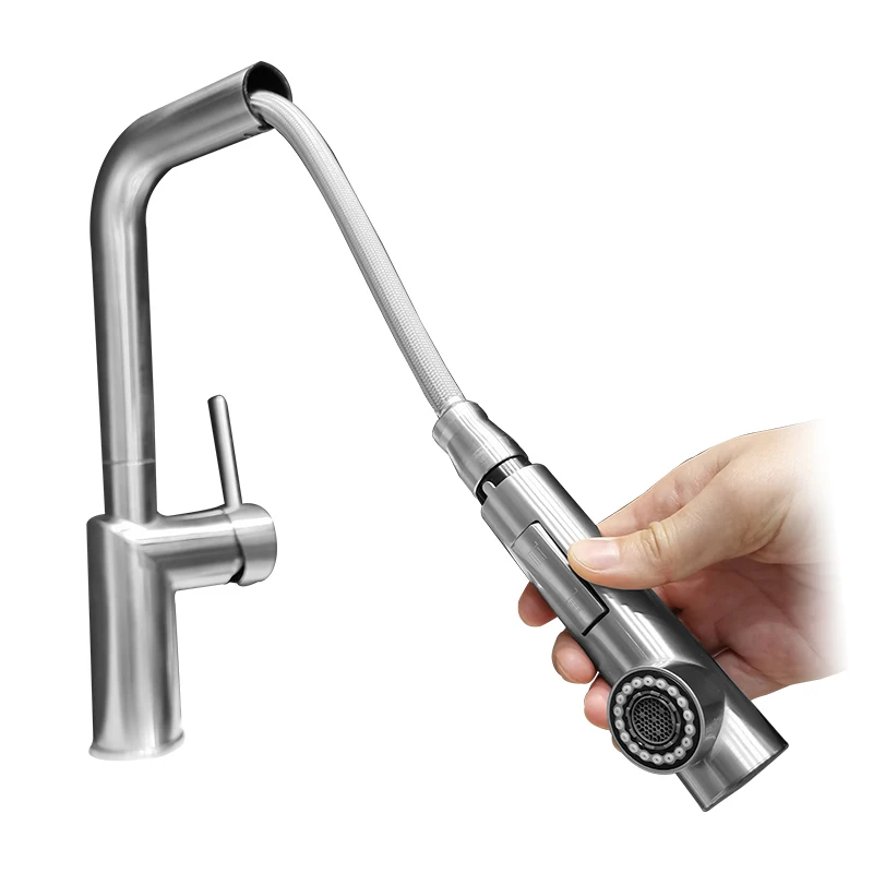 Pull Out Faucets for Kitchen Stainless Steel Spring Kitchen Faucet Commercial Kitchen Faucets