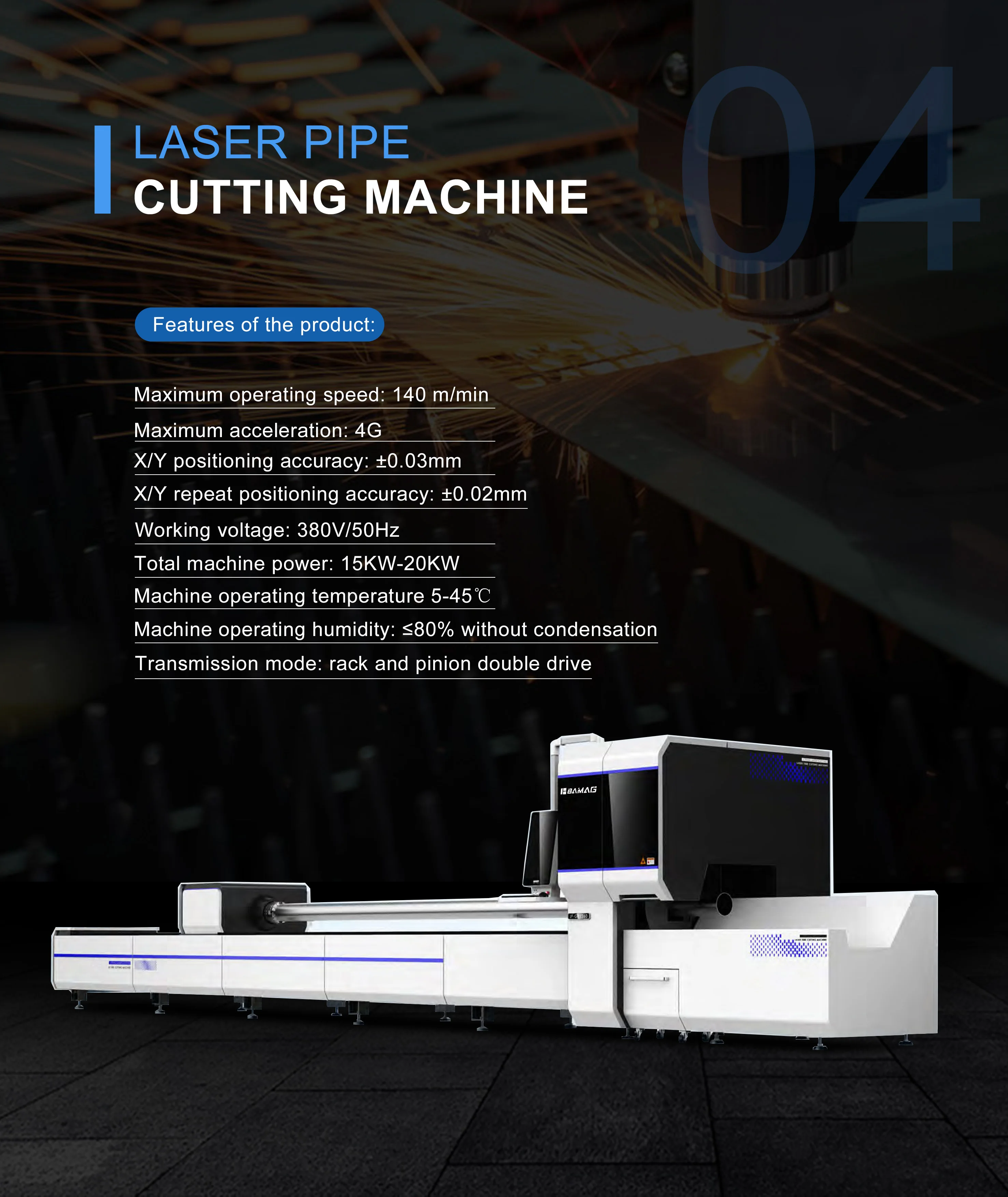 automatic 1500w cnc fiber laser cutting  pipe cutter tube cnc for metal sheet  in india with IPG laser source