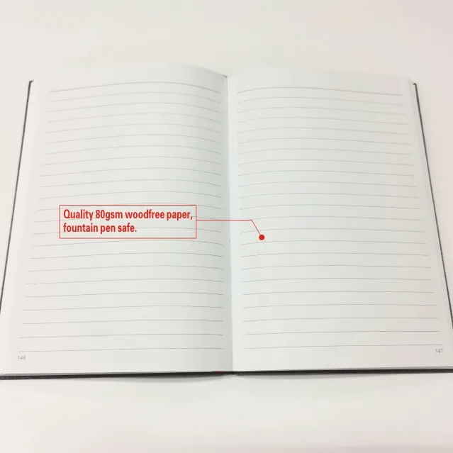 Unique 100% Linen Fabric Embroidery Flowers Hardcover Journals Notebook