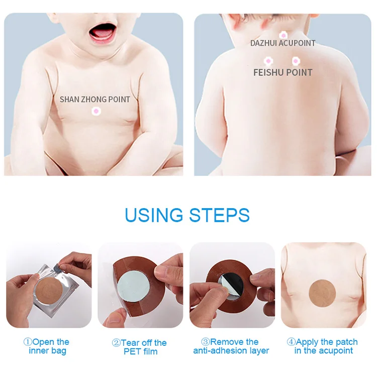 Cough Assistant Kid Cough Patch To Relieve Cough Naturally