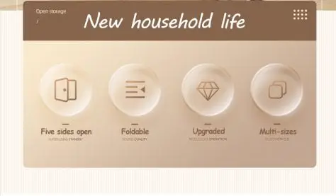 30L 45L 65L 90L 130L outdoor plastic storage container camping folding box with bottom pulley