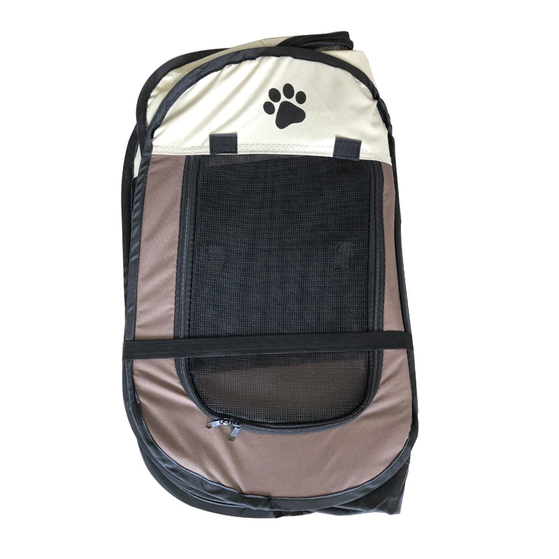 Portable Foldable Pet Playpen Carrying Case Indoor Outdoor Use Water resistant Removable shade Cover Dogs Cats