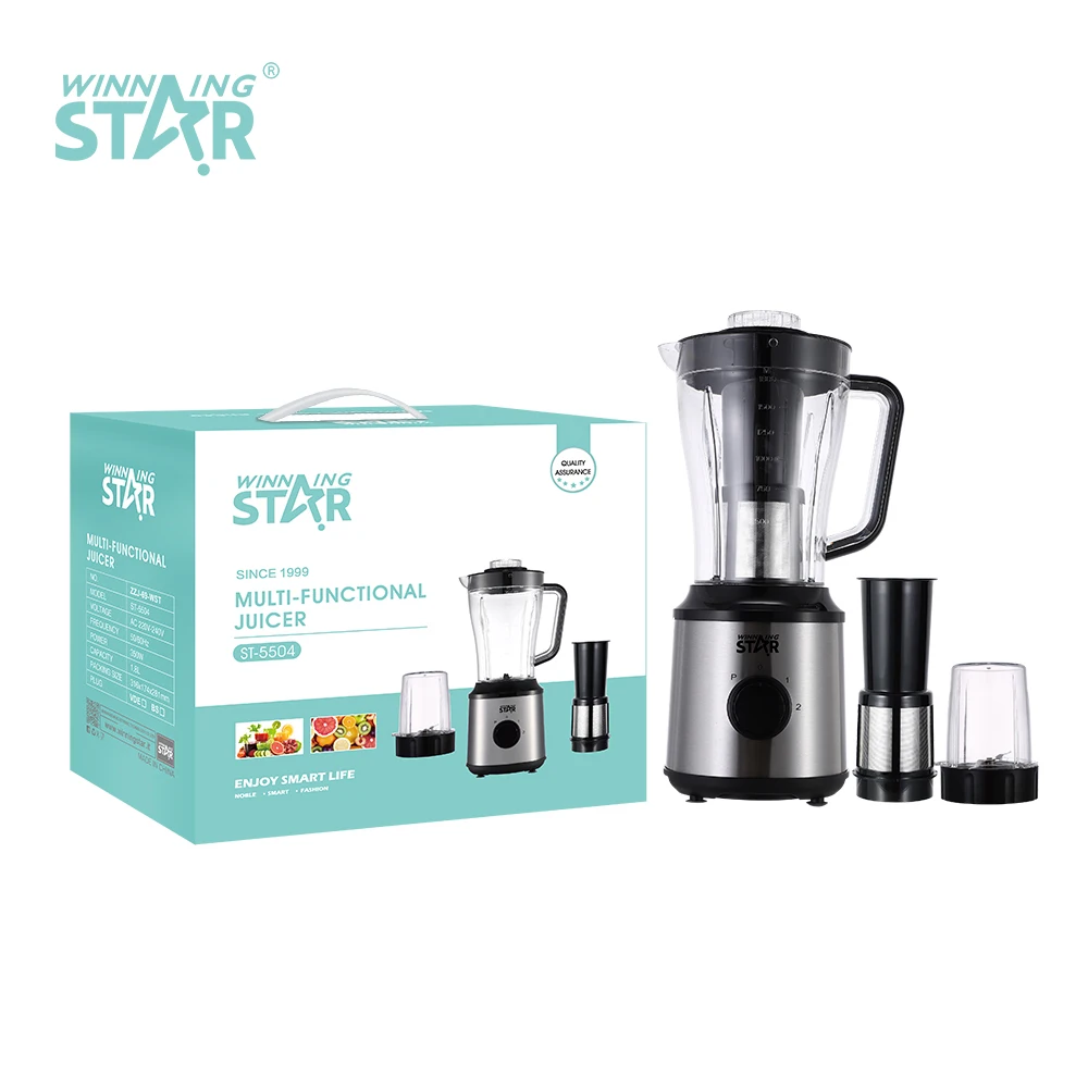  ST-5504 VDE 1.8L соковыжималка для фруктов блендер бытовая техника Сухой Шлифовки 3 в 1 комбайн и