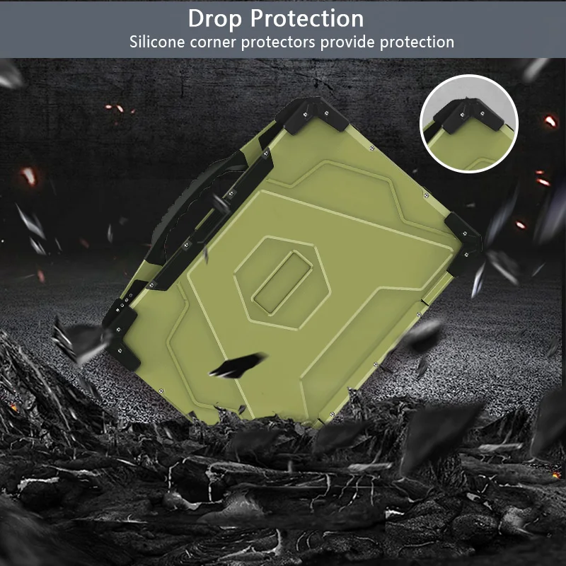 15.6' TFT LCD support Intel Core I7-11390H, I5-11320H, I7-6600U built-in 11.1V OUT battery upward portable industrial computer