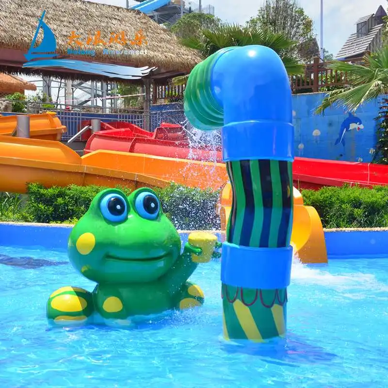 Dalang Brand Water Sprays Splash Toys For Public Park Water Park Play Equipment For Kids Playground Fiberglass Water Slide
