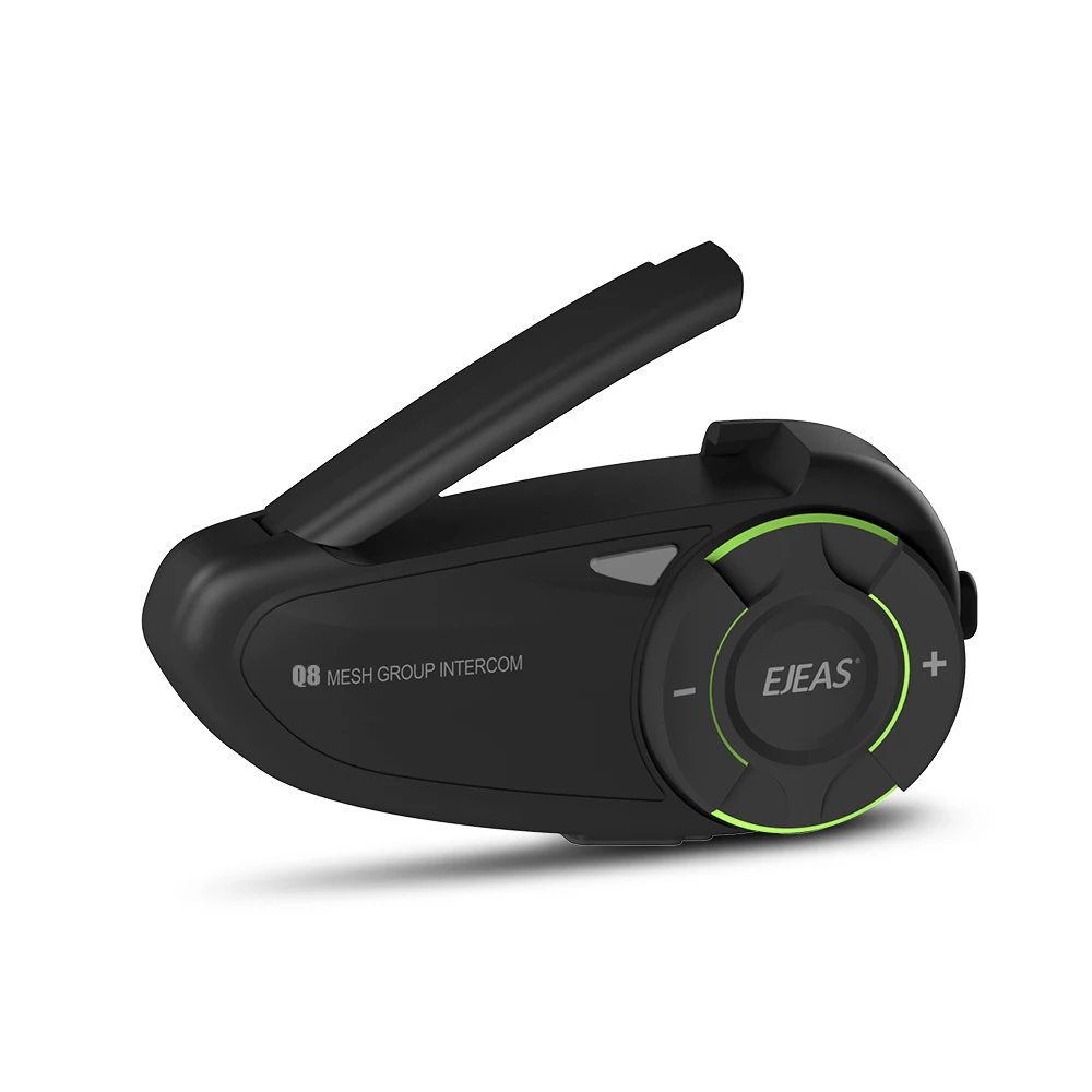 ejeas q8 ABS Material Helmet bluetooth BT Interphone Motorcycle Headset support 8 guys mesh group talking