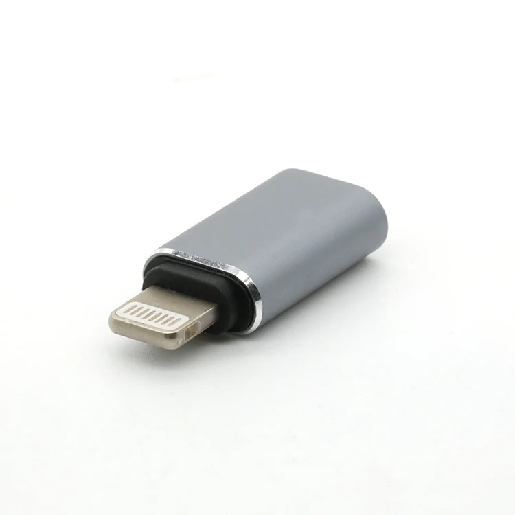 Адаптер Lightn-ing с разъемом «Папа-USB Type-C» мини-адаптер USB-C