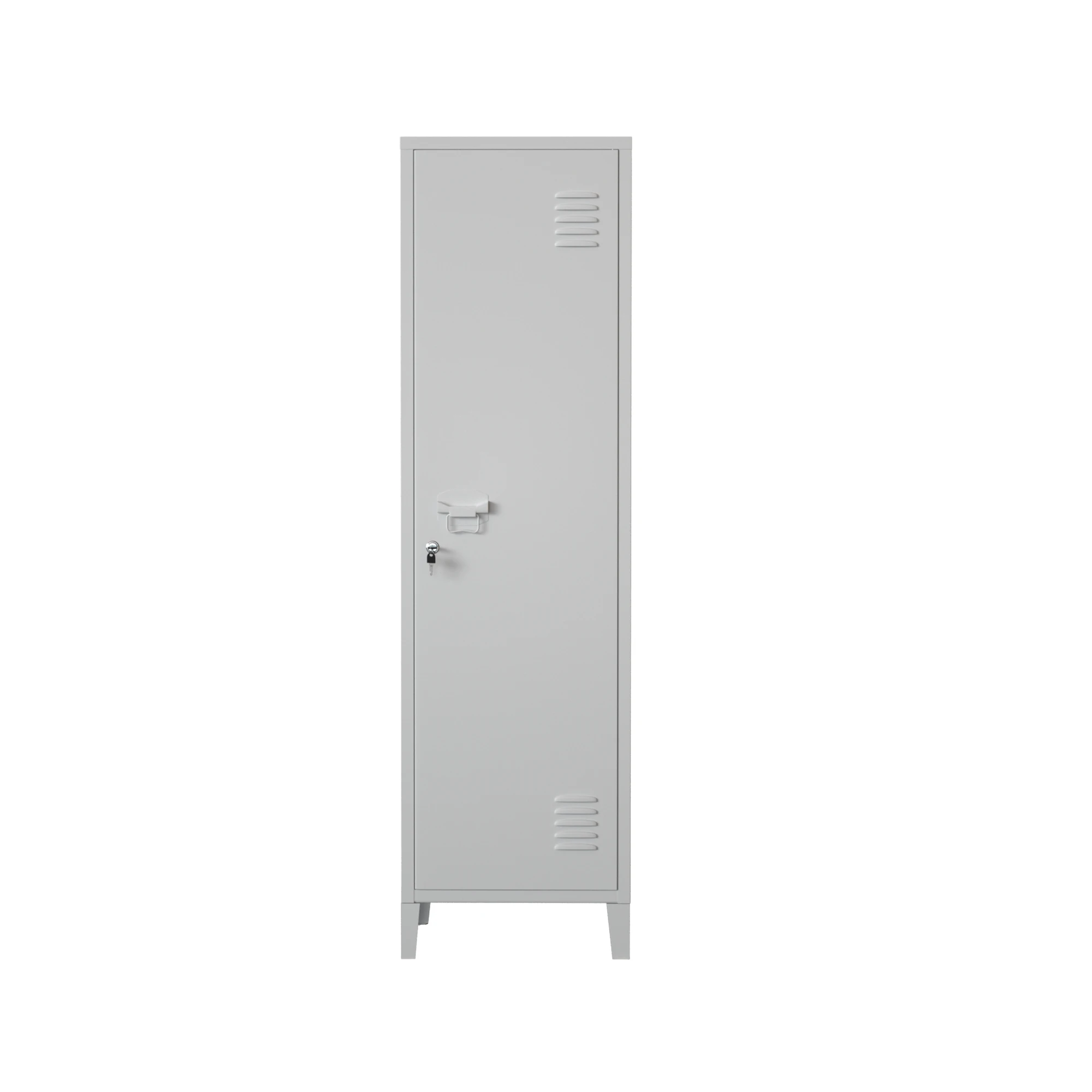 Single Door Steel Locker Cabinet One Door Worker Metal Cupboard Metal Locker for Sale