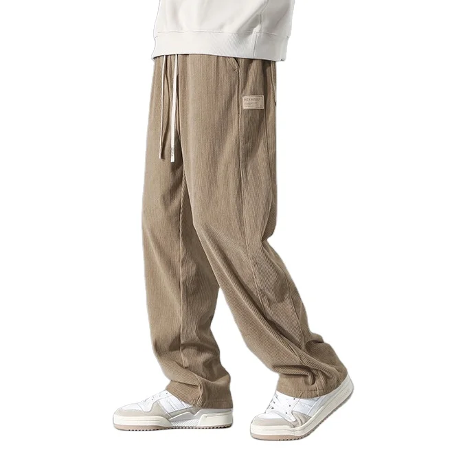 Мужские вельветовые брюки из полиэстера