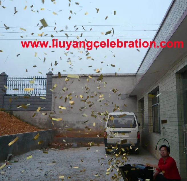 Paper Confetti Blaster Electric Confetti Machine Big Size Electronic Remote Control Confetti Blower for Stage Party Wedding Deco