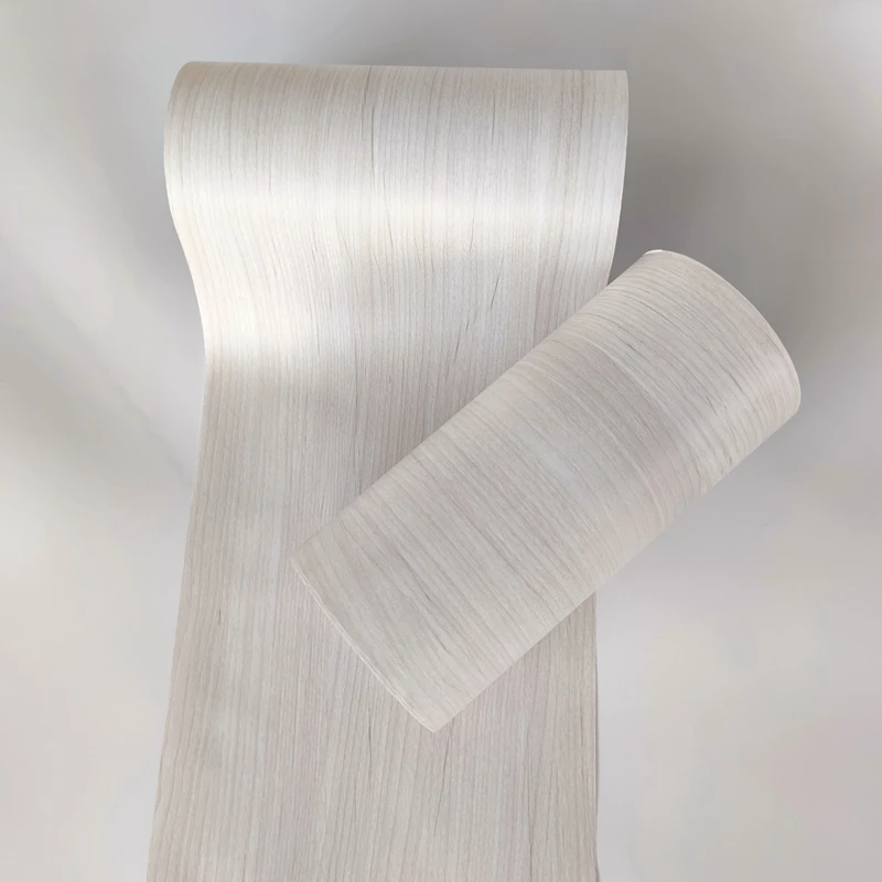 0.35mm Wood Texture White Decor PVC Wrap Film Vacuum Wrapping Film Kitchen Cabinet Membrane