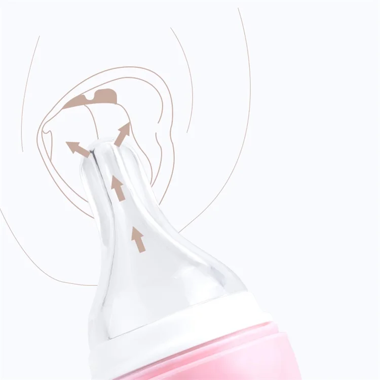 Eco Hands Free biberones Baby Product Baby Bottle Feeder Baby Feeding Bottle Spoon