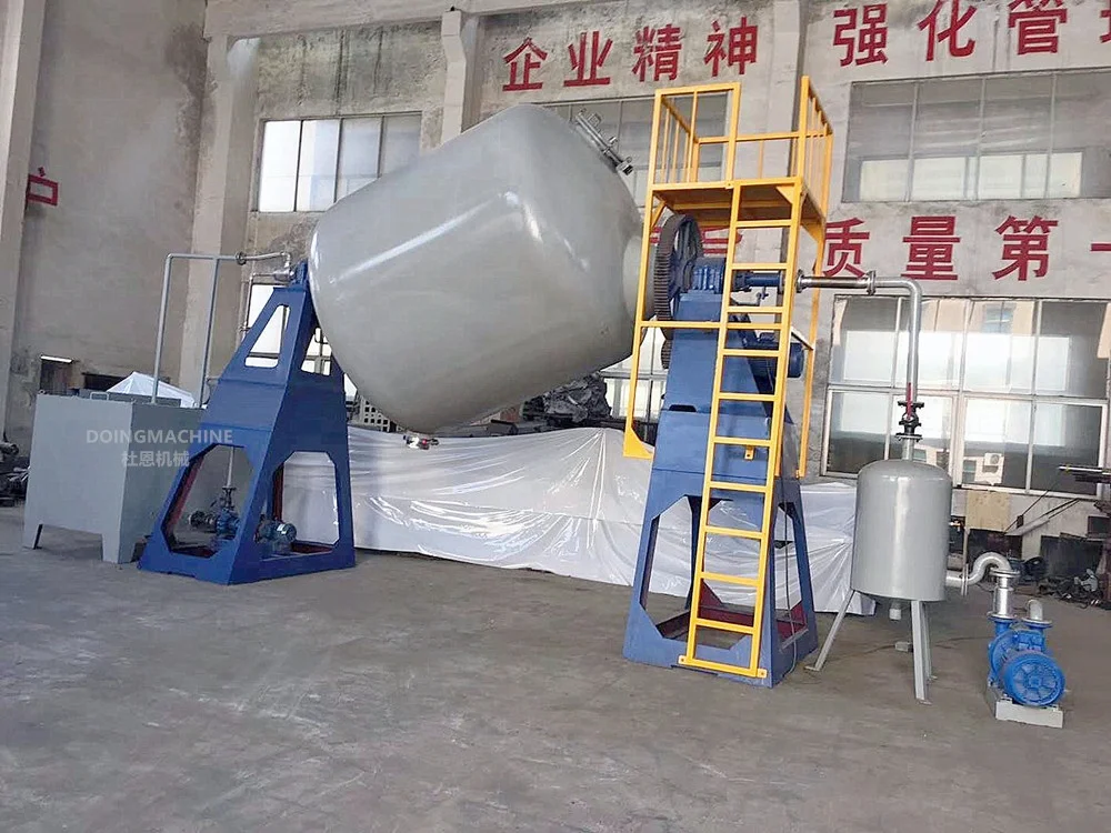 SSP vacuum tumble reactor dryer