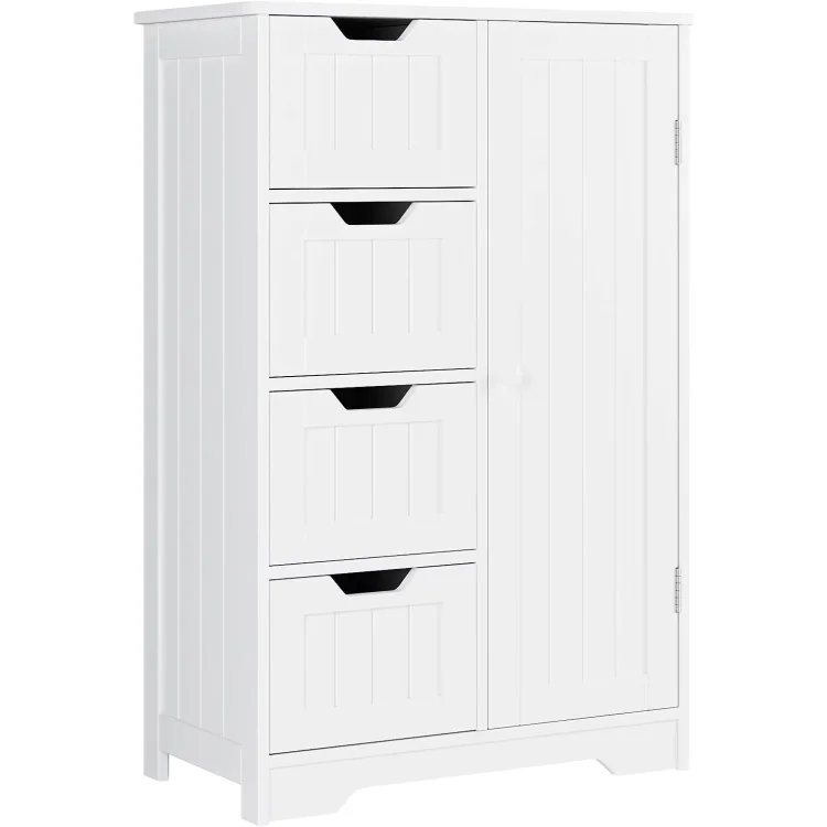 New Closet Storage Organization Wooden Design White Drawer Cabinet Bathroom Bedroom Customized Factory Cupboard With Drawer