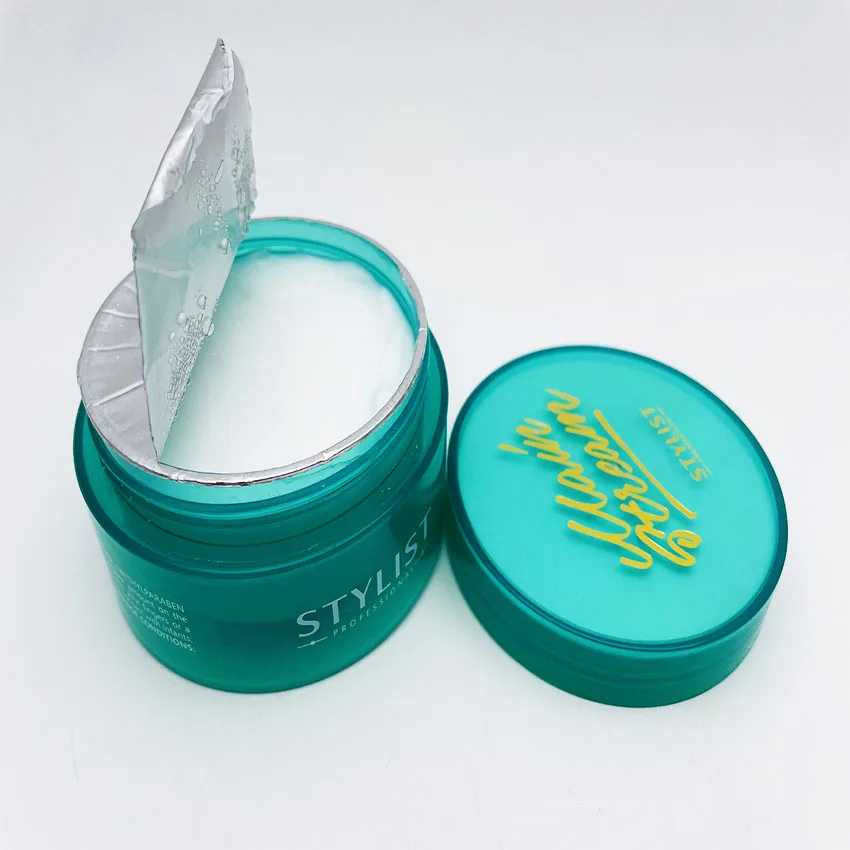 Spot 100g stylist hair shiny and lasting moisturizing fashion unisex hair mud hair wax manufacturer OEM wholesale