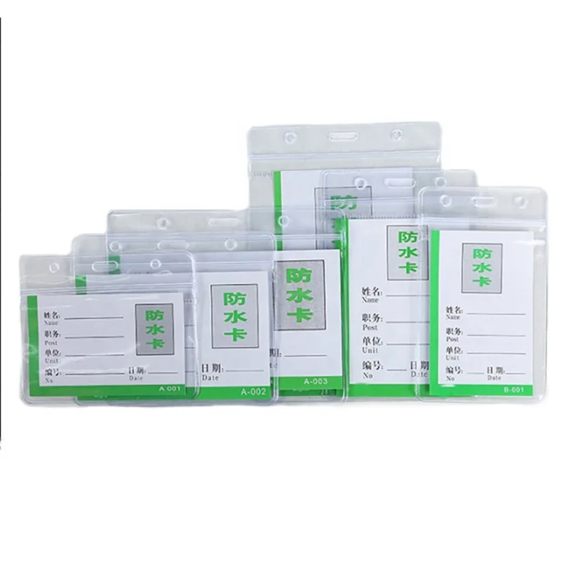 custom 4x3 ID card Holder Horizontal Badge ID Badge Card Holder Vertical