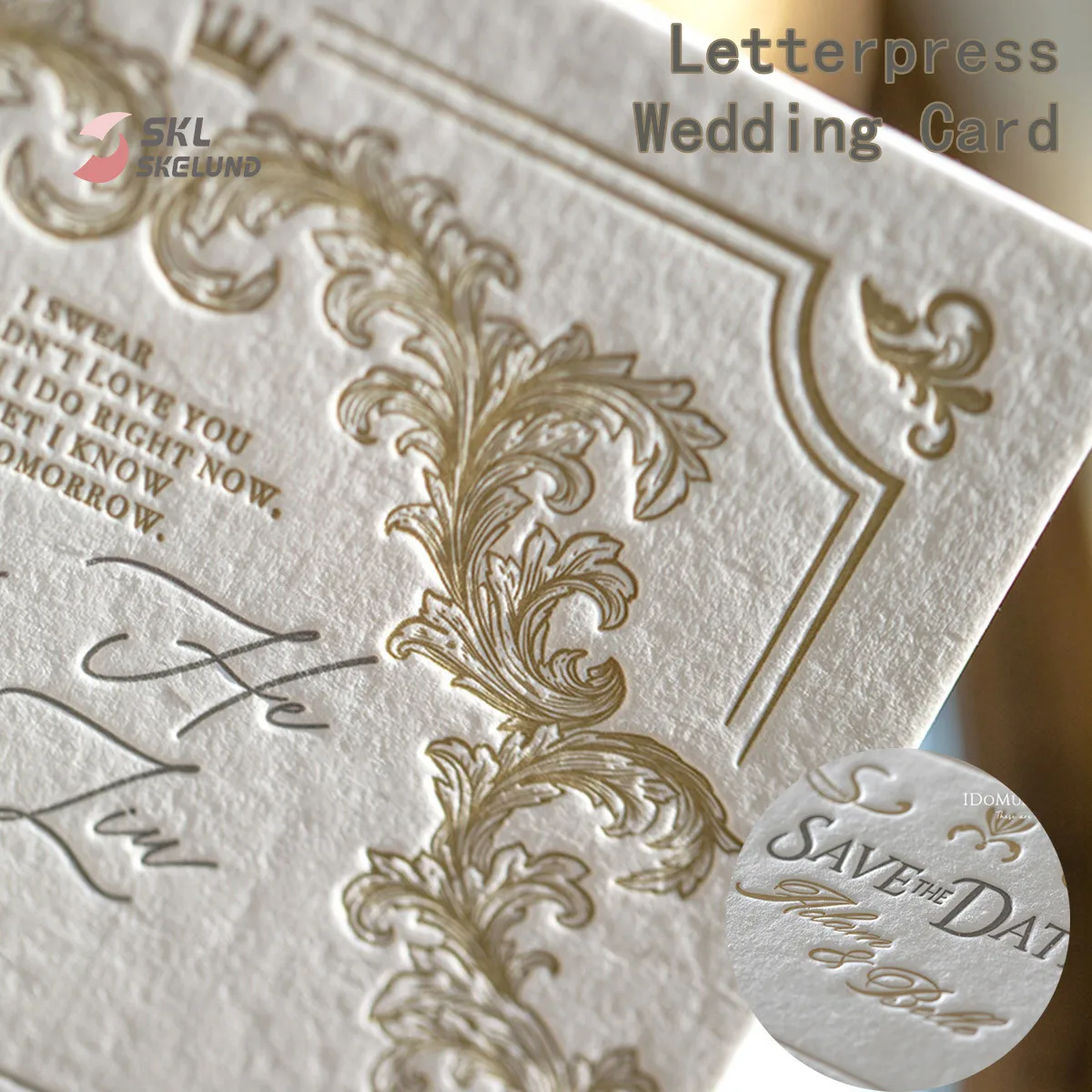 Customized Wedding Invitations Cards Luxury Letterpress Embossed Wedding Cards Invitation Wedding Cards Luxury Invitation