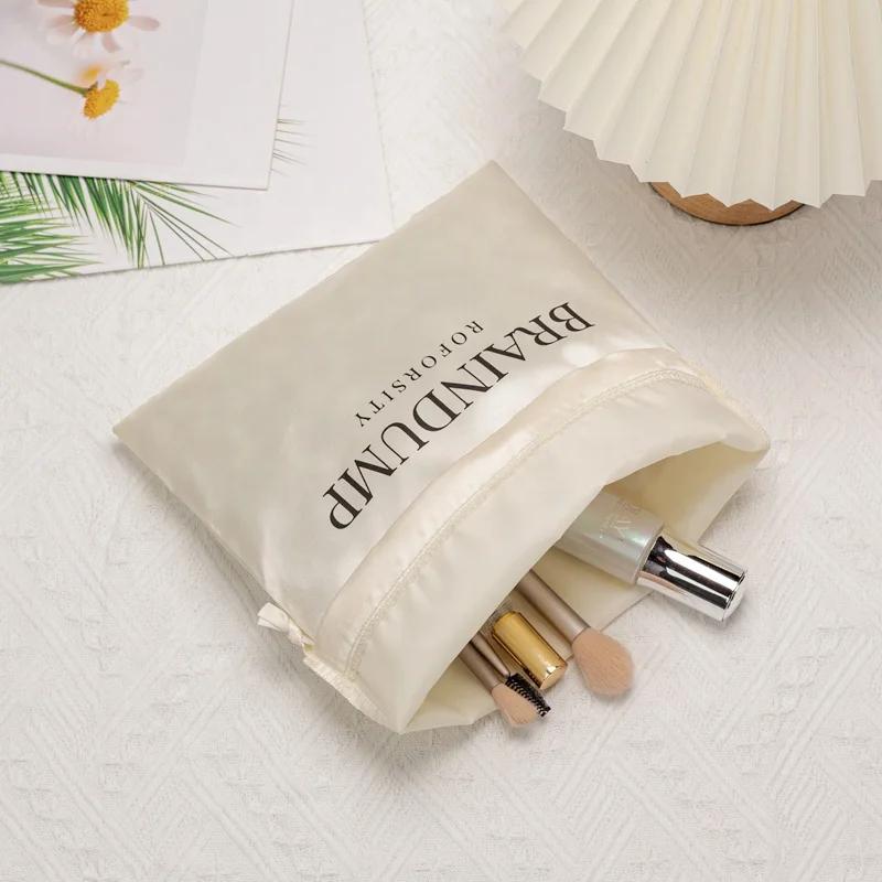 Wholesale Eco-Friendly Soft Products Packaging Stain Bags Custom Logo Jewelry Gift Drawstring Dust Cosmetic Bag