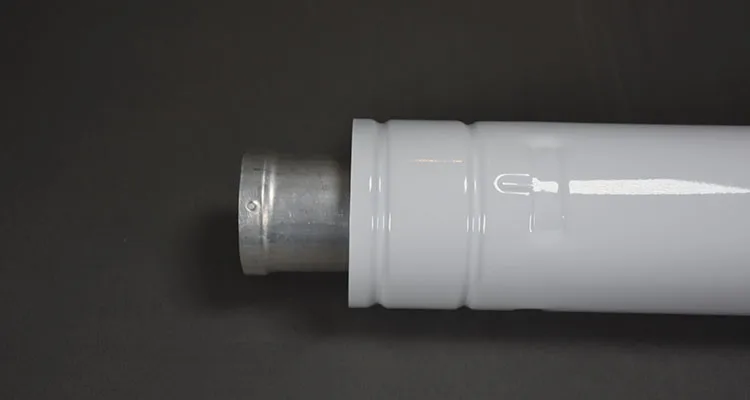 stove pipe flange inner and outer wood electric double-layer coaxial aluminum chimney gas stove exhaust pipe fireplace fittings