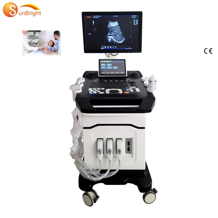 SUN-908B Low Price 3D 4D Trolley Full Digital Color Doppler Fetal Pregnancy Ultrasonic Diagnostic Ultrasound Machine