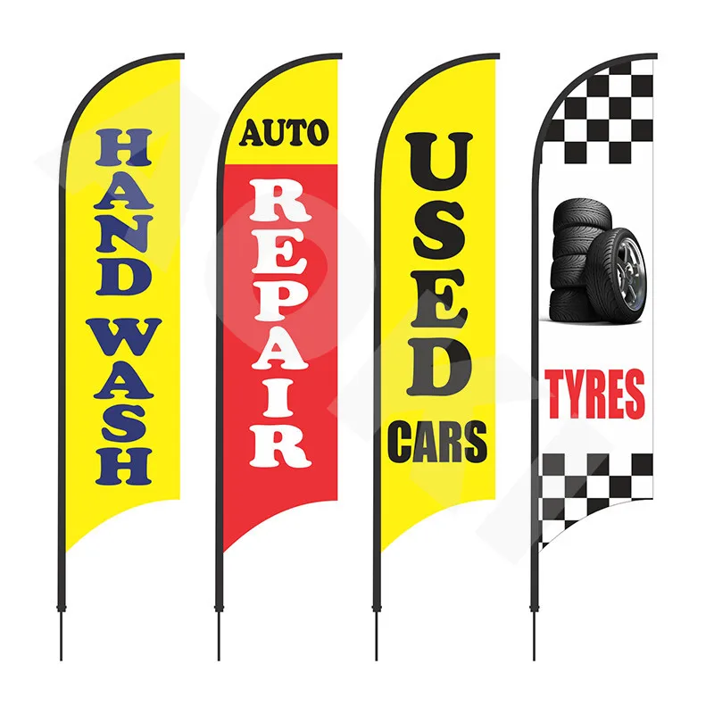 Advertising exhibition custom outdoor beach flag, promotional beach flag feather flags and beach banners