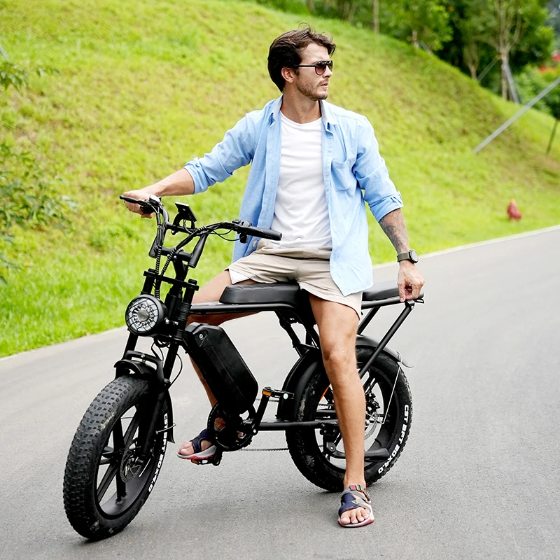 EU NL DE PL Warehouse Electric Bike OUXI V8 Free Shipping Electric Bicycle Fatbike EU Stock Ready To Ship 1000W 48V 15Ah Ebike