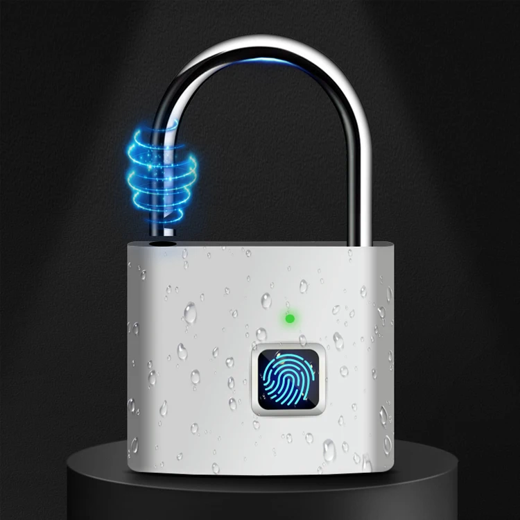 Висячий замок Secukey высокой безопасности биометрический с блокировкой по отпечатку пальца водонепроницаемый смарт-замок
