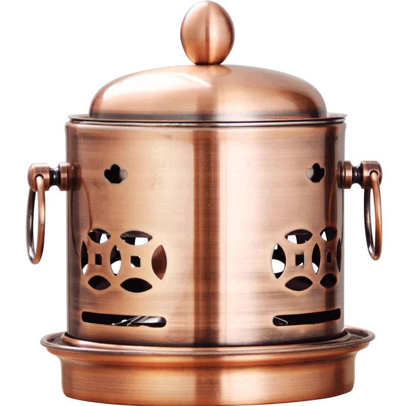 Популярный китайский маленький мини Бронзовый горшок из нержавеющей стали для ресторана с спиртовым нагревателем смесительная тарелка разогрева на одного