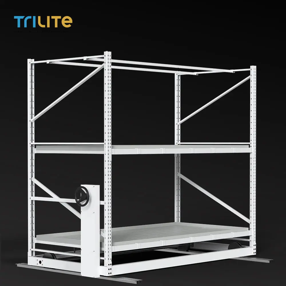 High Quality Cultivation Facilities Adjustable Layers Mobile Aluminum Mushroom Growing Shelves Cultivation