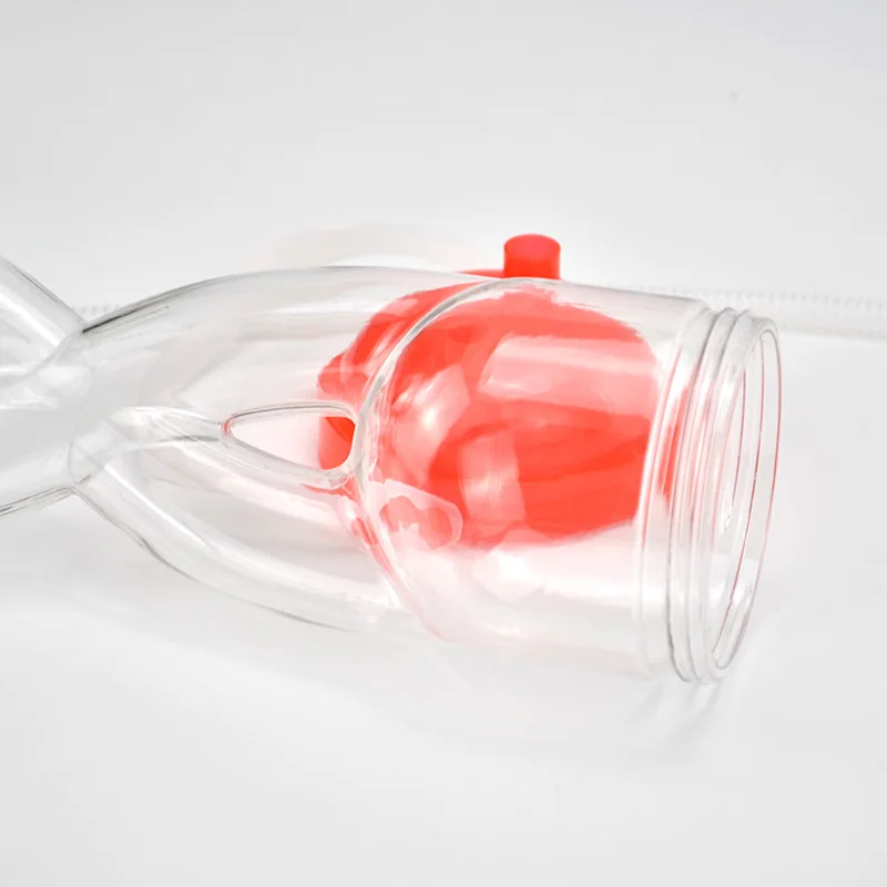 20 oz spiral twist slush ice yard glass cup bottle with straw and strap