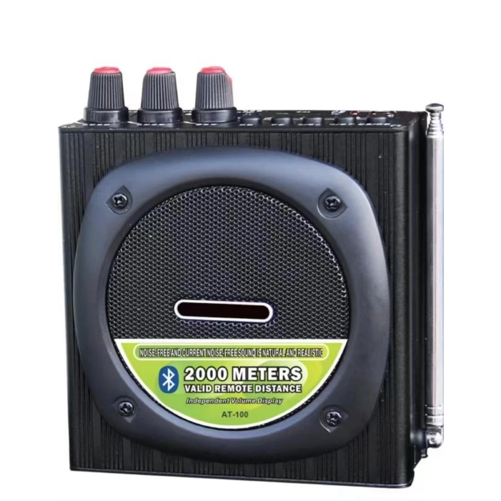 Daile amplifier AT100 with TF / FM radio / recording high power remote player outdoor loudspeaker