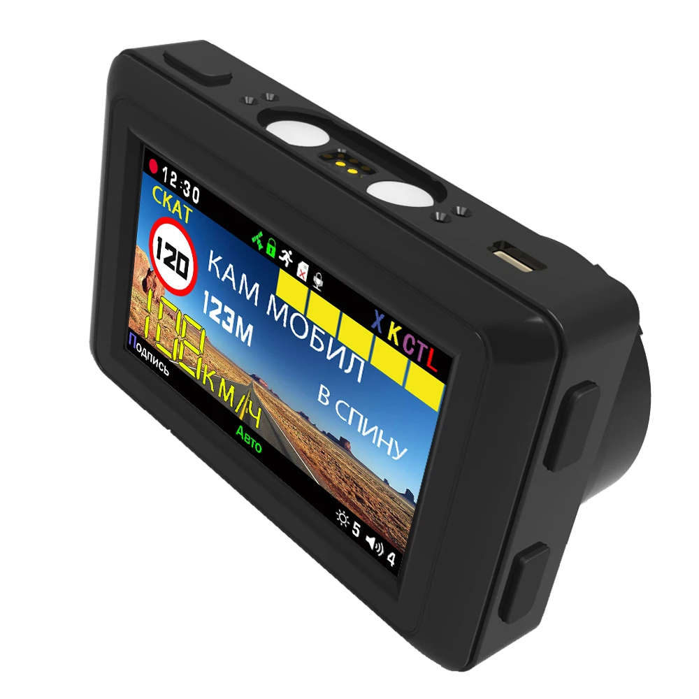 Антискоростная камера 3 в 1 Combo 1080P Автомобильный видеорегистратор GPS Радар-детектор с подписью автомобиль черный ящик Karadar