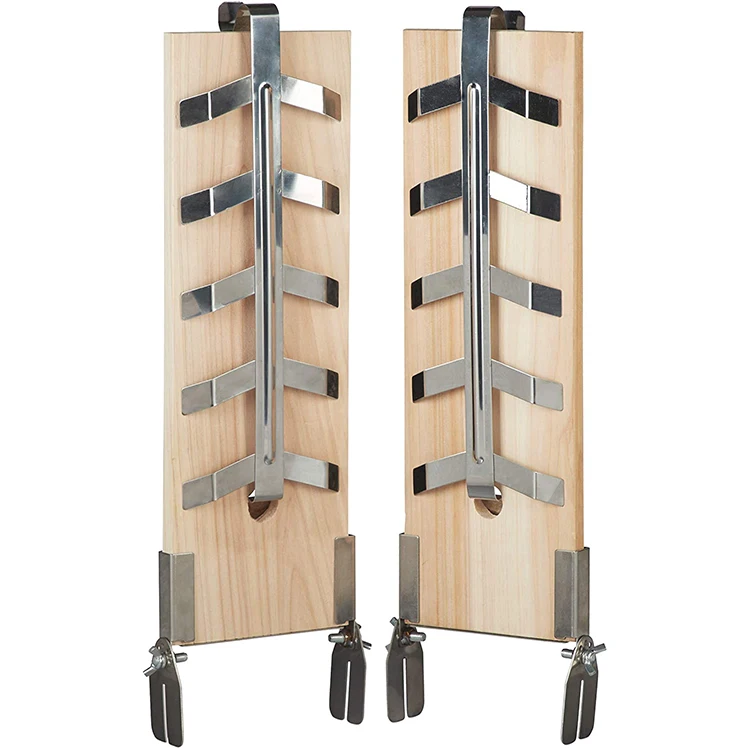 
Flammlachsbretter Flame Salmon Tray BBQ Grill Mottled Salmon Board Suitable For Outdoor Grill 