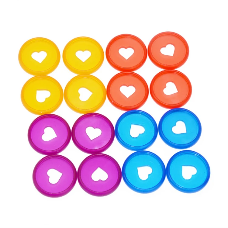 24/28/32mm Plastic Disc Rings for Discbound Notebook Mushroom Love Heart Hollow Happy Planner Binding Discs Expansion Ring