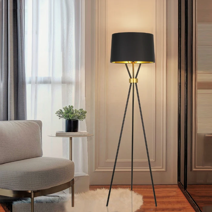 North Europe Designer Modern Simple Style Vintage Photo Studio Camera Tripod Floor Lamp For Living Room
